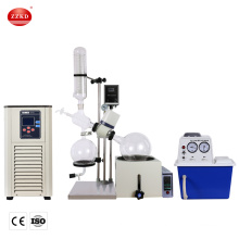 ZZKD 5L Lab Rotary Evaporator with Hand Lift 0-120rpm,0-180 Celsius